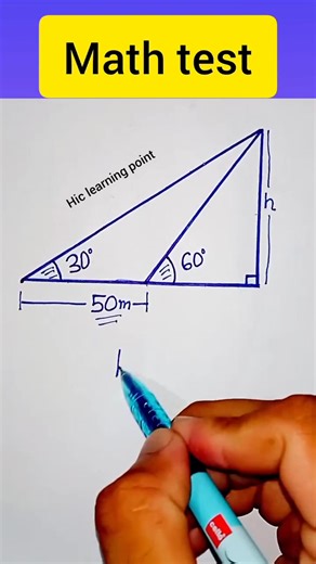 164K views · 186 reactions | Find the value of 'h' #fblifestyle #mathematics #information #education #geometry #reelsviralシ | Hic Learning Point | Facebook