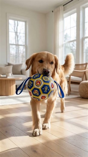 A dog soccer can solve any dog toy problem.hhh