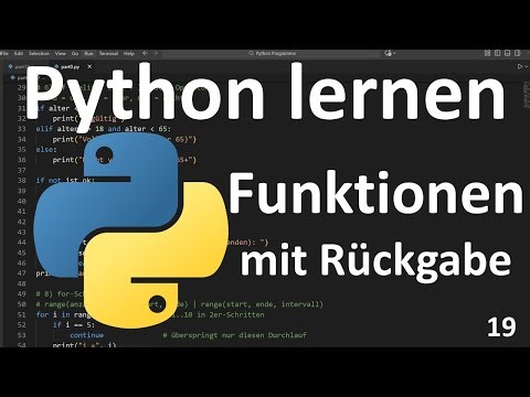 Mit Rückgabewerten arbeiten | Python Part 19: return