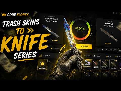 HOW TO TURN YOUR BAD SKINS TO KNIFE! (UPGRADER.PRO) PROMOCODE : FLOREX
