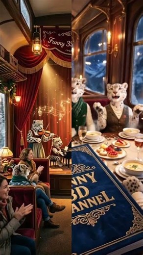 Magical Snow Leopard Train Adventure | Funny 3D Channel