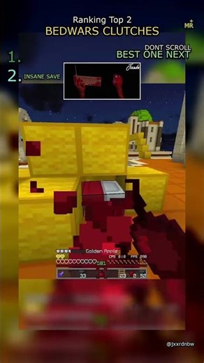 Top 2 Minecraft Bedwars Clutches That Barely Worked