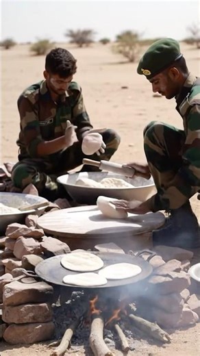 Real Indian Army Soldiers Cooking 🔥🇮🇳😍 #shorts #indianarmy
