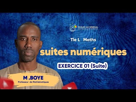 Exercises - Terminale L2 - Mathematics: Numerical Sequences / Sequence 1 / M. Boye