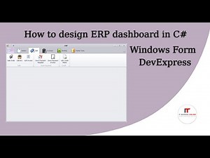 How to design ERP dashboard in C# Windows Forms (DevExpress)