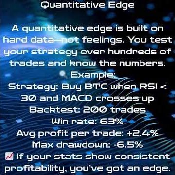 What Is a Trading Edge? 💡 The #1 Secret to Winning Consistently in Crypto & Forex