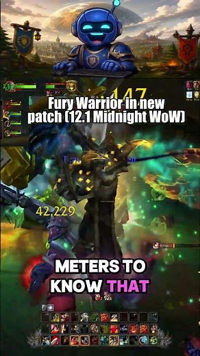 Fury Warrior in new patch 12.1 Midnight WoW (Slayer)