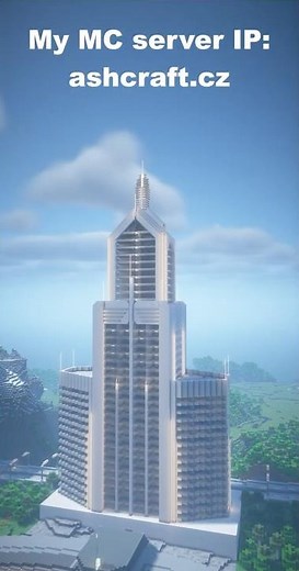 Futuristic build in Minecraft! #minecraftbuild