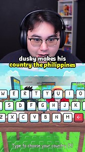 dusky makes his country the philippines #roblox #dusky | guess the country roblox game