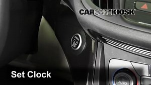 How to Set the Clock / Change Time on a 2018 Ford C-Max Hybrid Titanium 2.0L 4 Cyl.