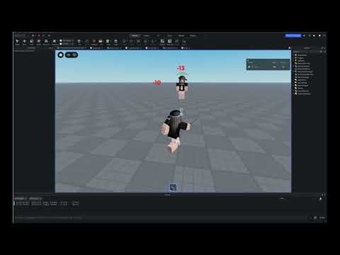 Roblox Combat System – 3-Hit Combo Sword + Knockback + Floating Damage