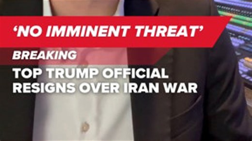 Top Trump administration counterterrorism official resigns over Iran war