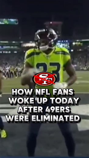 Joe Morley on Instagram: "the 49ers fans have disappeared, the bang bangs are gone and the nfl world has woke up dancing because the 49ers are eliminated. #Seahawks #nflmemes #49ers ##49erfaithful #nfl"