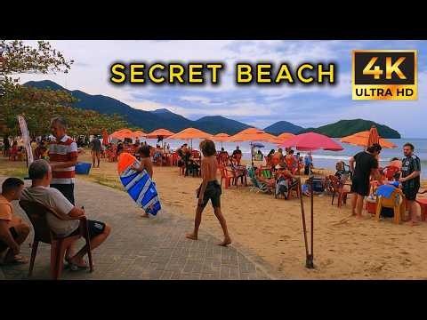 ⭐ SECRET Beach 🇧🇷 🌊: The Hidden Paradise 99% of Tourists Miss 😱 | Walking in 4K HDR 120FPS 🌴