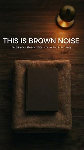 Brown Noise: Sleep, Focus & Calm Anxiety 🎧 #babysleepmusic #pinknoise #sleepsounds