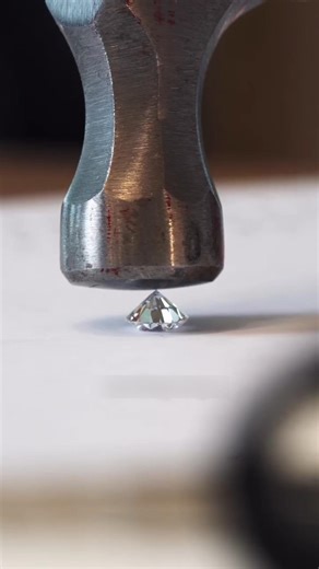 Why a Hammer Can Smash the Hardest Substance on Earth?