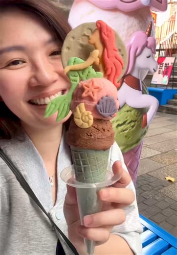 Cute Ariel Ice Cream Moments