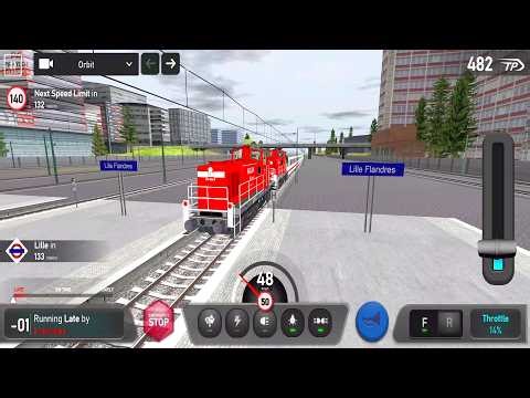 Euro Train Simulator 2: Game Android Gameplay | Best Train Games for Android