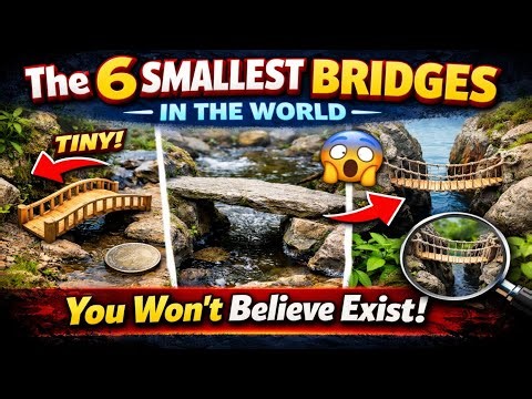 The 6 Smallest Bridges in the World You Won’t Believe Exist