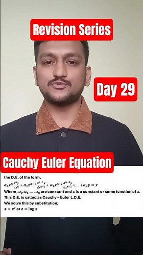 Cauchy Euler Equations | Differential Equations | CSIR NET & GATE Maths | IFAS