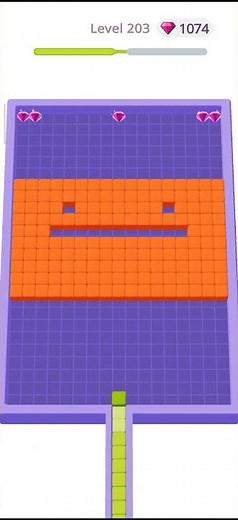 color fill 3d level 203 gameplay in 58 seconds