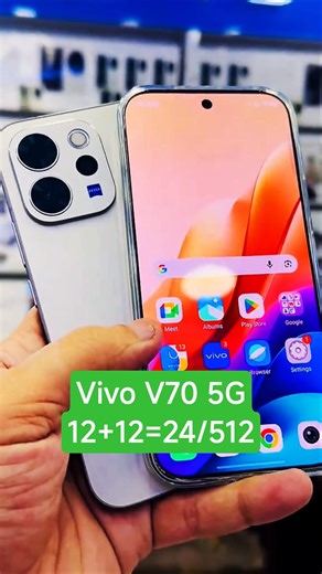 Vivo V70 5G Unboxing | Snapdragon 7 Gen 4 | 12+12=24GB/512GB | 6500 Mah🔋90W Charger #kashitack #vivo
