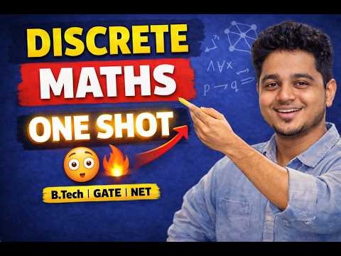 Complete Discrete Mathematics & Probability in ONE Shot 🔥 | B.Tech Exam Revision