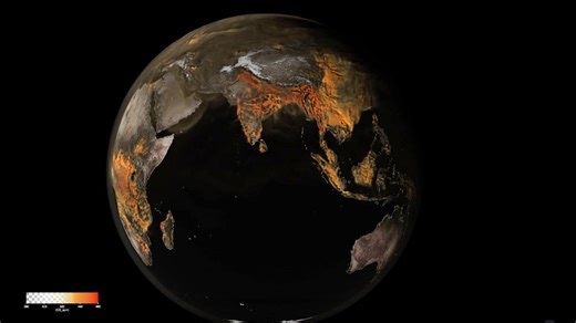 Nasa model shows how climate-threatening carbon dioxide moves across India