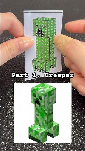 Minecraft series. Part 1 Creeper ✅ #creeper #minecraft #sticker