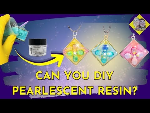 DIY Pearlescent UV Resin That Actually Works (and Saves £££!)