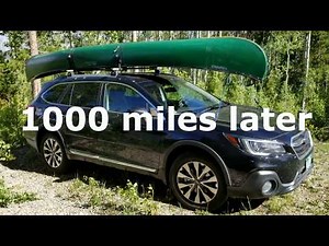 Carrying canoe on 2018 Subaru Outback Touring