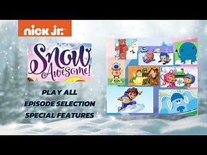 Nick Jr Snow Awesome! DVD Menu Walkthrough