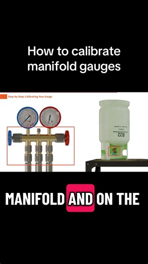 When was the last time you calibrated your manifolds? Here’s how. Download the SkillCat app to learn more. #hvac #bluecollar #skilledtrades #hvactechnician #training