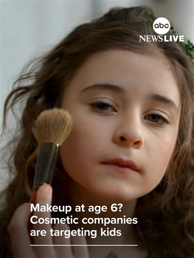 How young is too young for kids to wear makeup? Cosmetics companies are increasingly targeting children born after 2010, according to the Wall Street Journal. #makeup #cosmetics #parenting #news #abcnews