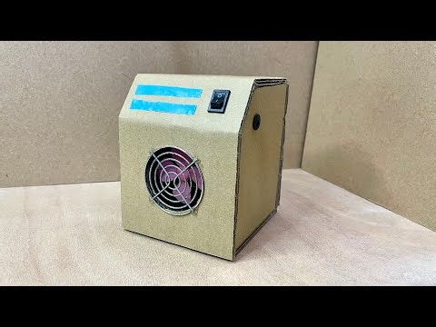 How to Make an Affordable Air Cooler Using Cardboard / DIY Air Cooler