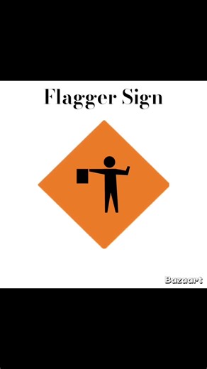 Flagger Sign Shape