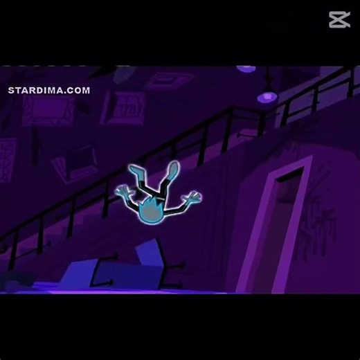 danny phantom his fall in slowed:)