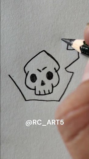 Drawing Ghost Rider 🔥 Step by Step #shorts #drawing #howtodraw #ghostrider #art #doodleart