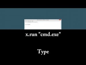Send Commands To CMD Using VBScript sendkeys Tutorial