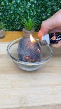 Burn a piece of steel wool at home and discover a use that will surprise you.