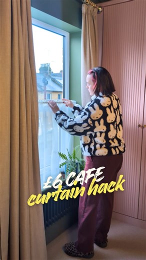 Cafe curtain hack that's a LOT cheaper than shutters! We originally tried this as a temporary measure while renovating, but bought them again for the final room as we love how cheap, easy and softening they are 👏 Save this for your own home if you want to try his affordable curtain hack! Curtains @ebay_uk, tension pole @dunelmuk . . . #cafecurtains #homehacks #curtains #diyideas #ebaylife ebay finds, custom curtains, cafe curtain ideas, window dressing, home decor hacks | sharnshouse