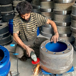 322K views · 4.2K reactions | How We Made Brake Drums For Semi Truck From Cast Iron Scrap Manufacturing Process of TruckBrake Drums | Amazing Technology | Facebook