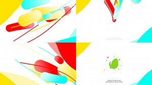 Colorful Line Logo Reveals