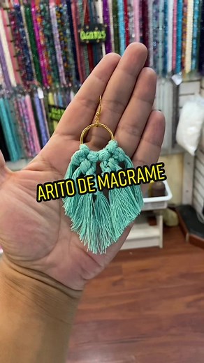 Aritos de macramé: Tutorial paso a paso