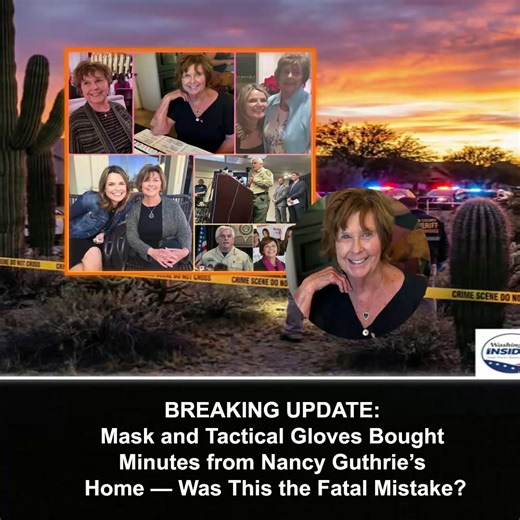 🚨 BREAKING 🚨 Just hours before Nancy Guthrie vanished, a credit card was used at a gas station five kilometers from her home to purchase a black balaclava mask and tactical gloves. Surveillance captured the man’s face — moments before he concealed his identity. By dawn: signs of forced entry, blood inside the home, and a disabled security camera. One card swipe. One deadly timestamp. And possibly — one mistake that can’t be undone. | Dead Channel