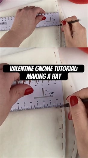 Full Valentine Gnome tutorial: watch on my channel above⬆️❤️ #helenlozova #valentinesdaypresent