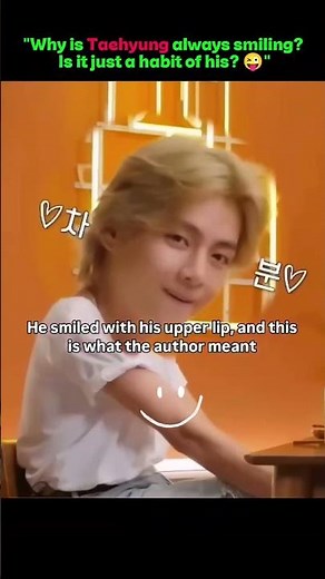 Unlocking Taehyung's Secret: Why Does He Always Smile? 😄✨ | Surprising Truth Revealed!