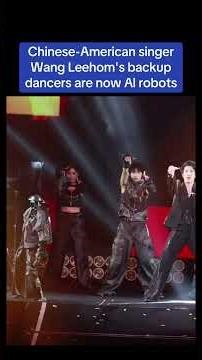 Chinese-American Singer Performs With Humanoid Robots on Stage
