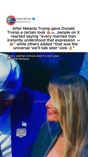 Melania Trump giving Donald Trump “that look” 😂👀 #MelaniaTrump #DonaldTrump