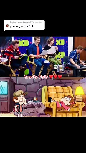 Reply to @mariathegreat27 #voice #behindthescene #gravityfalls #dipperpines #jasonritter #mabelpines #kristenschaal #behindthescenecartoon #fyp
